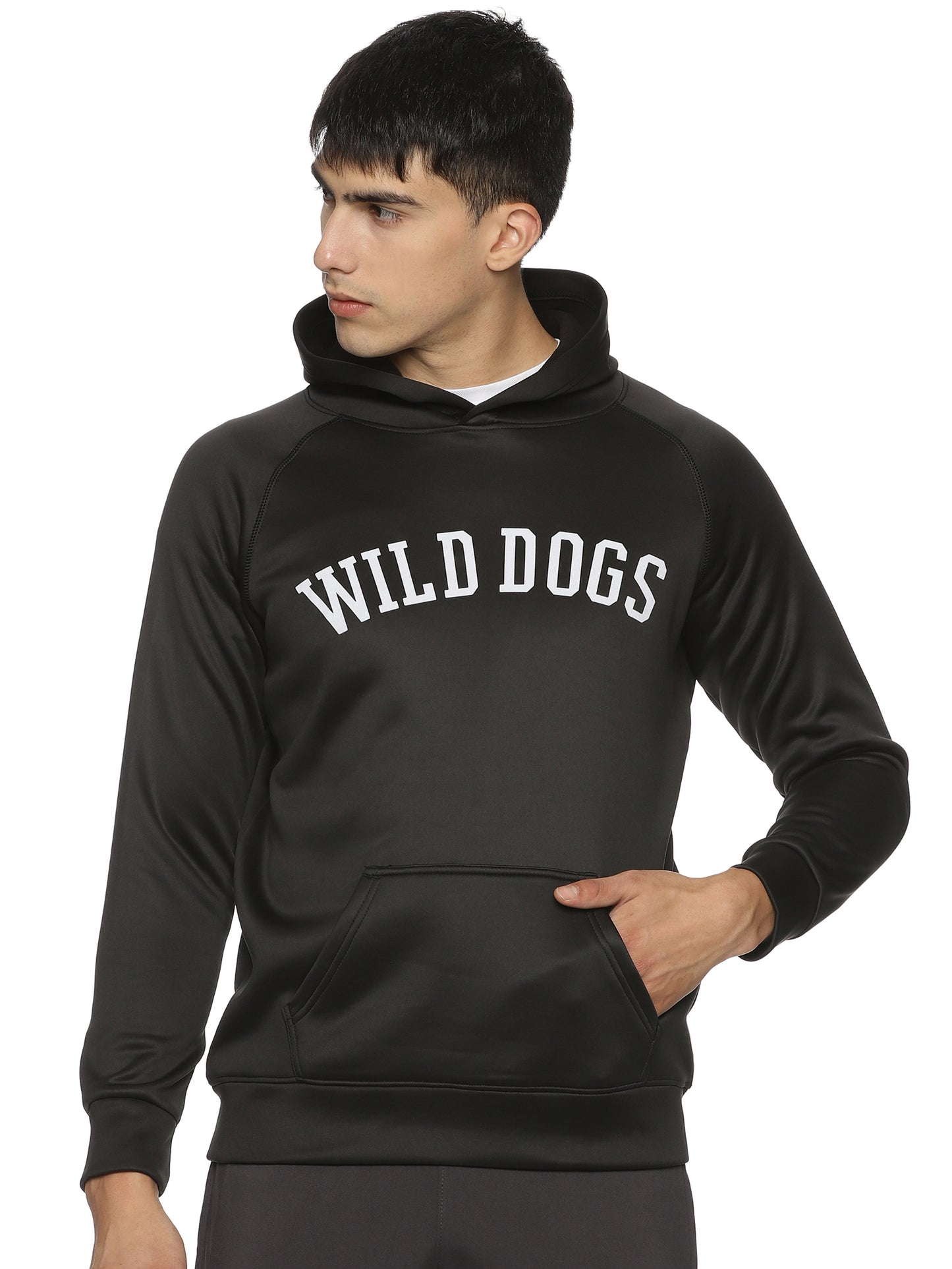 Wild Dogs Men's Jet Black Hoodie