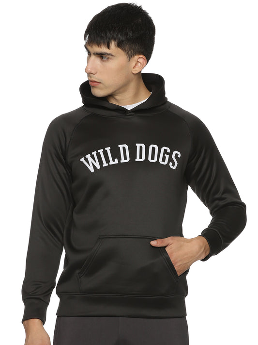 Wild Dogs Men's Jet Black Hoodie