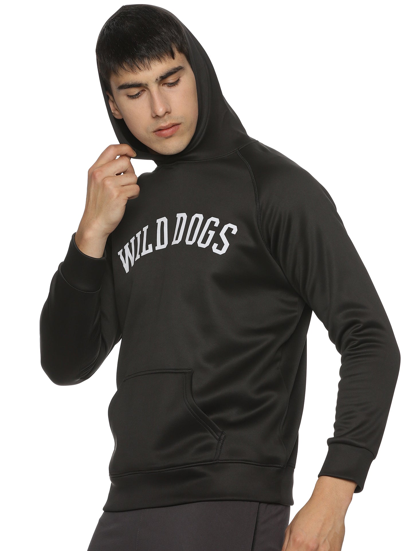 Wild Dogs Men's Jet Black Hoodie