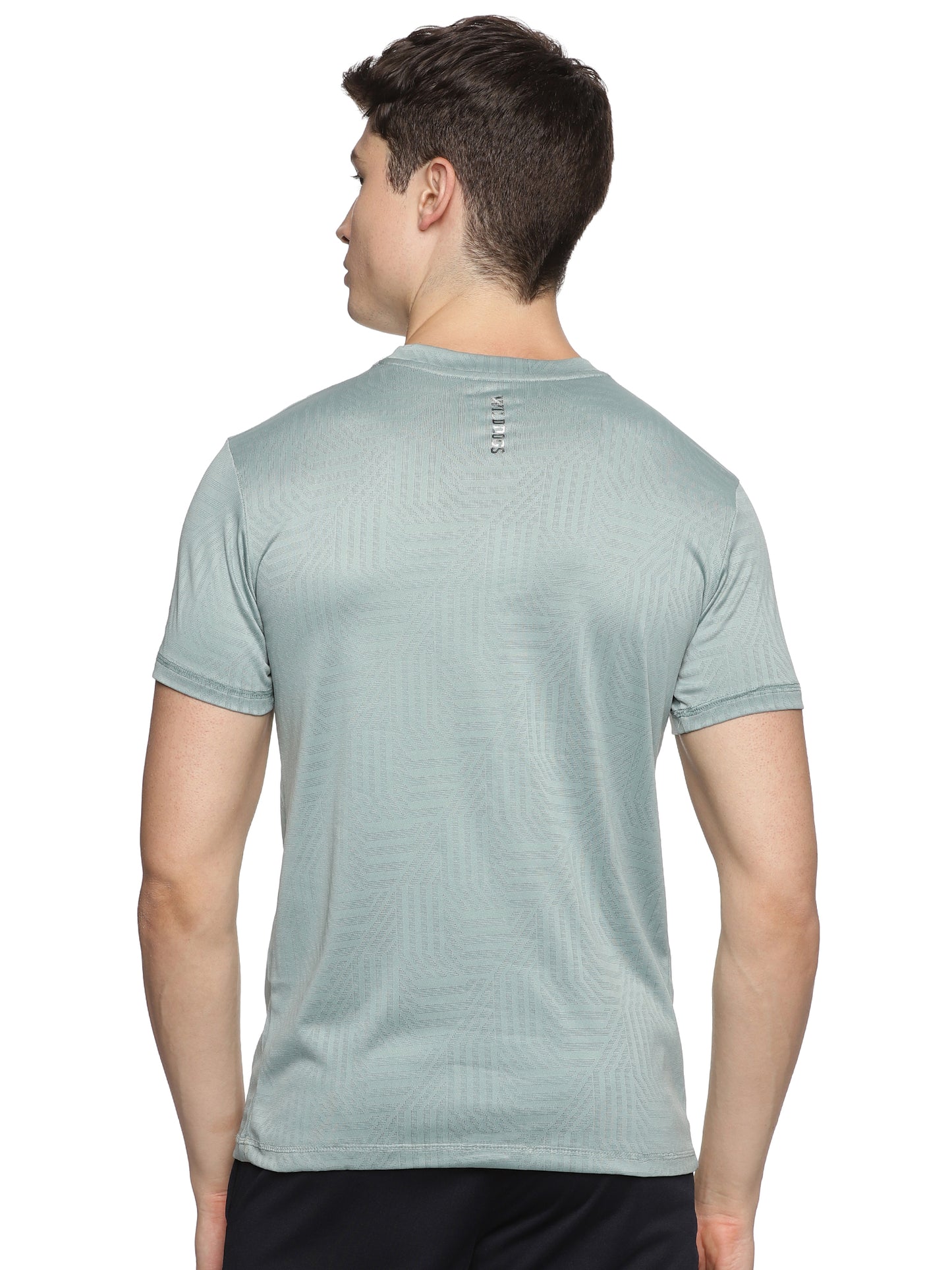 Wild Dogs Men Breathable Textured Workout T-Shirt