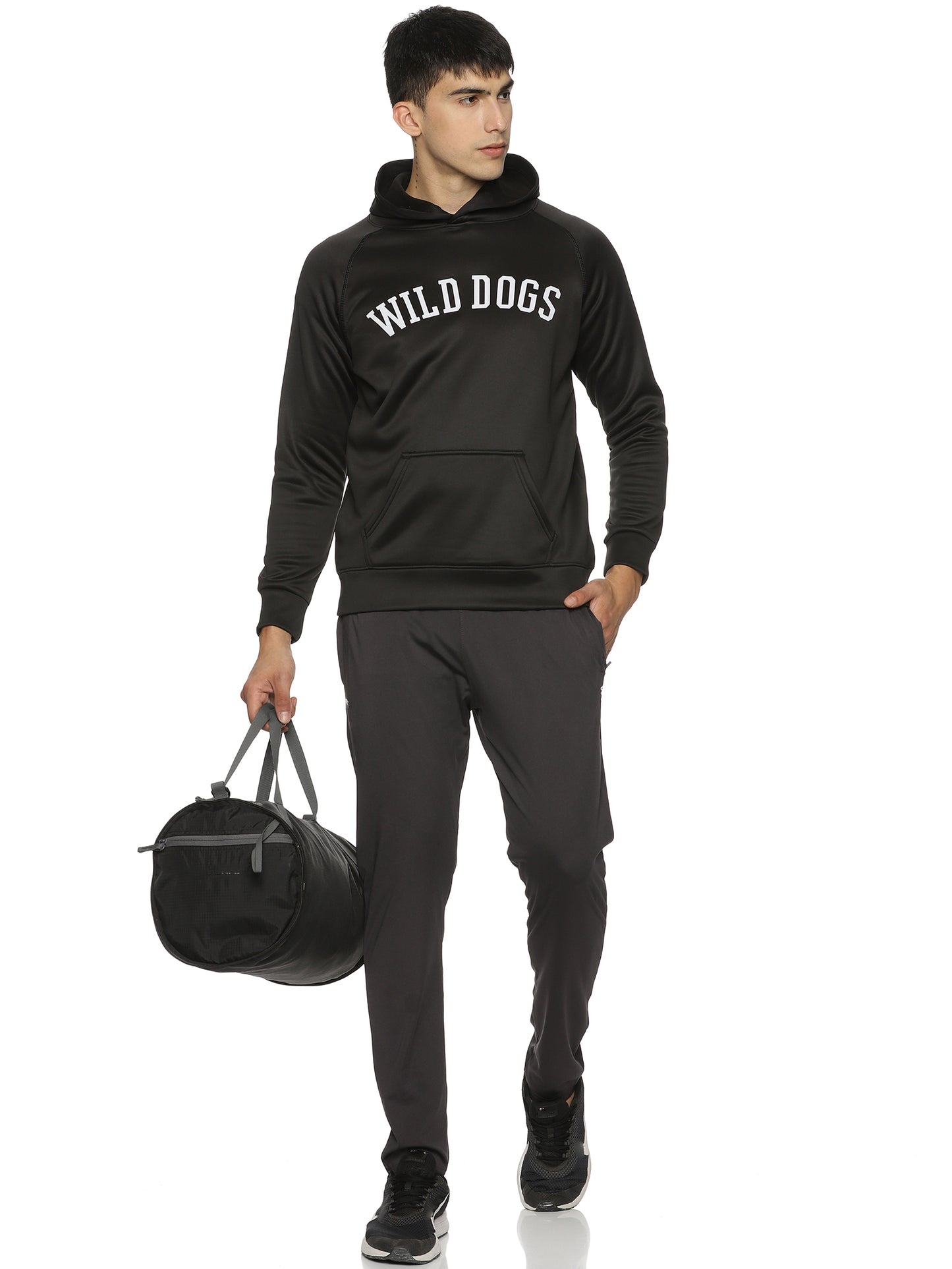 Wild Dogs Men's Jet Black Hoodie