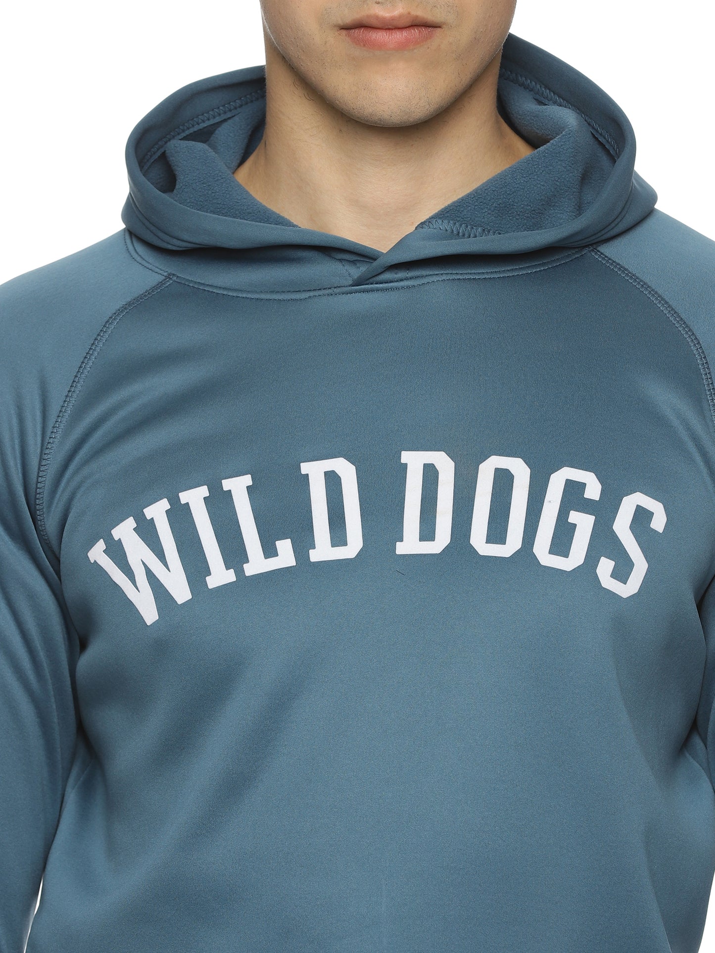 Wild Dogs Men's Sea Blue Hoodie