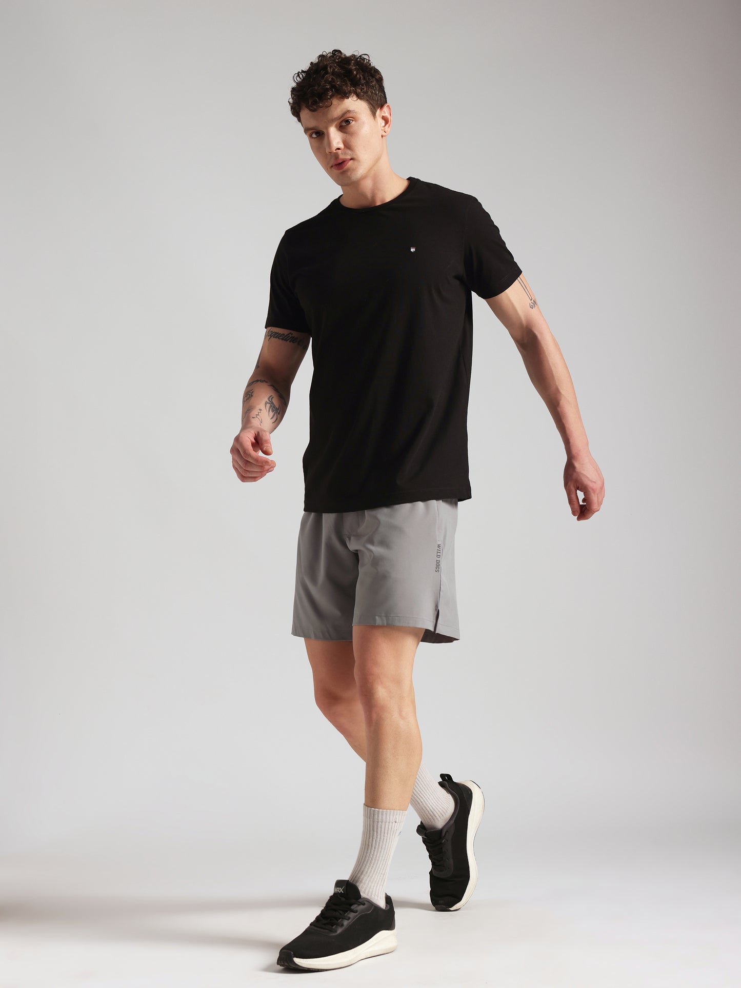 Men's Performance Workout Shorts - Light Grey