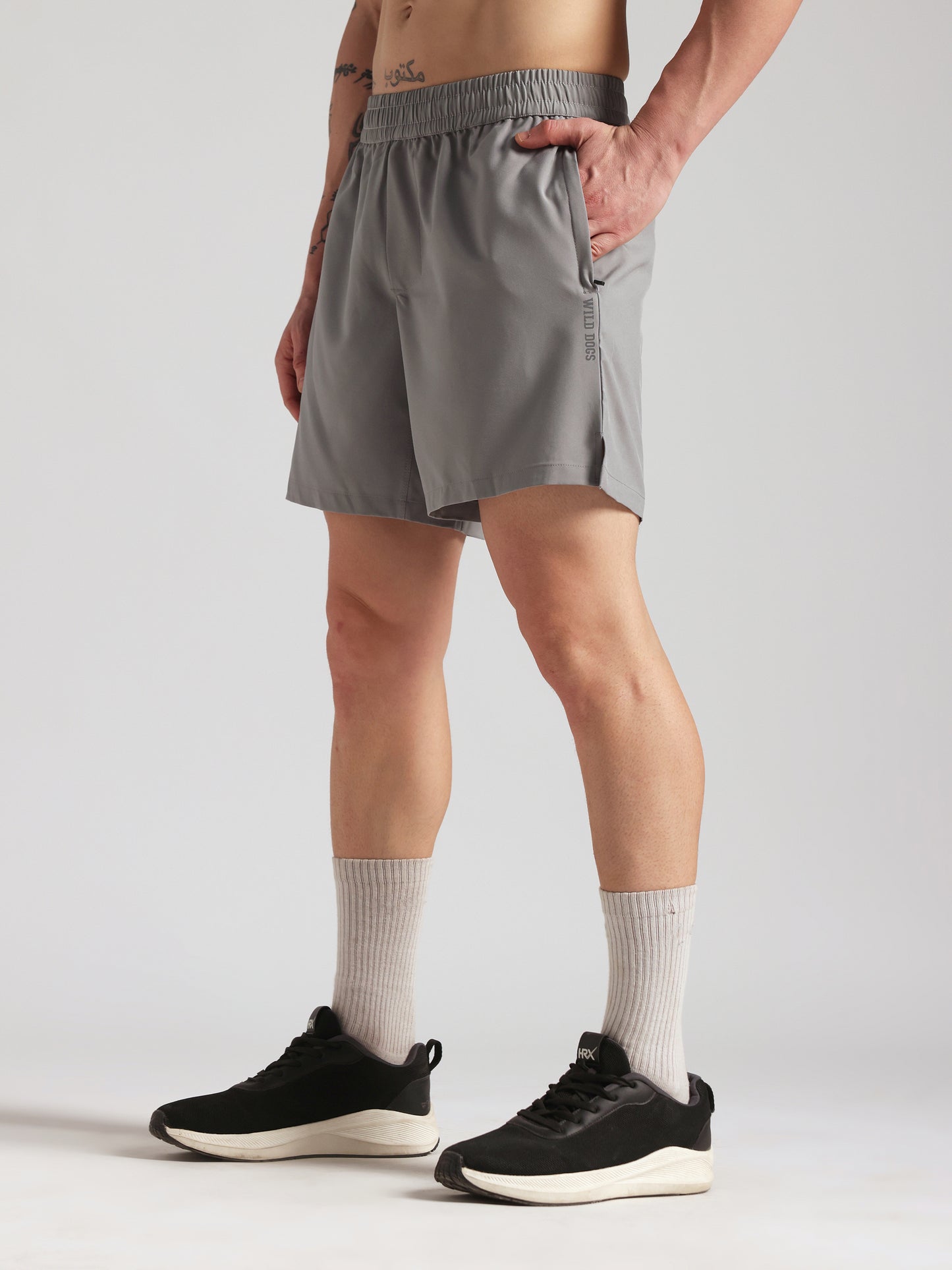 Men's Performance Workout Shorts - Light Grey