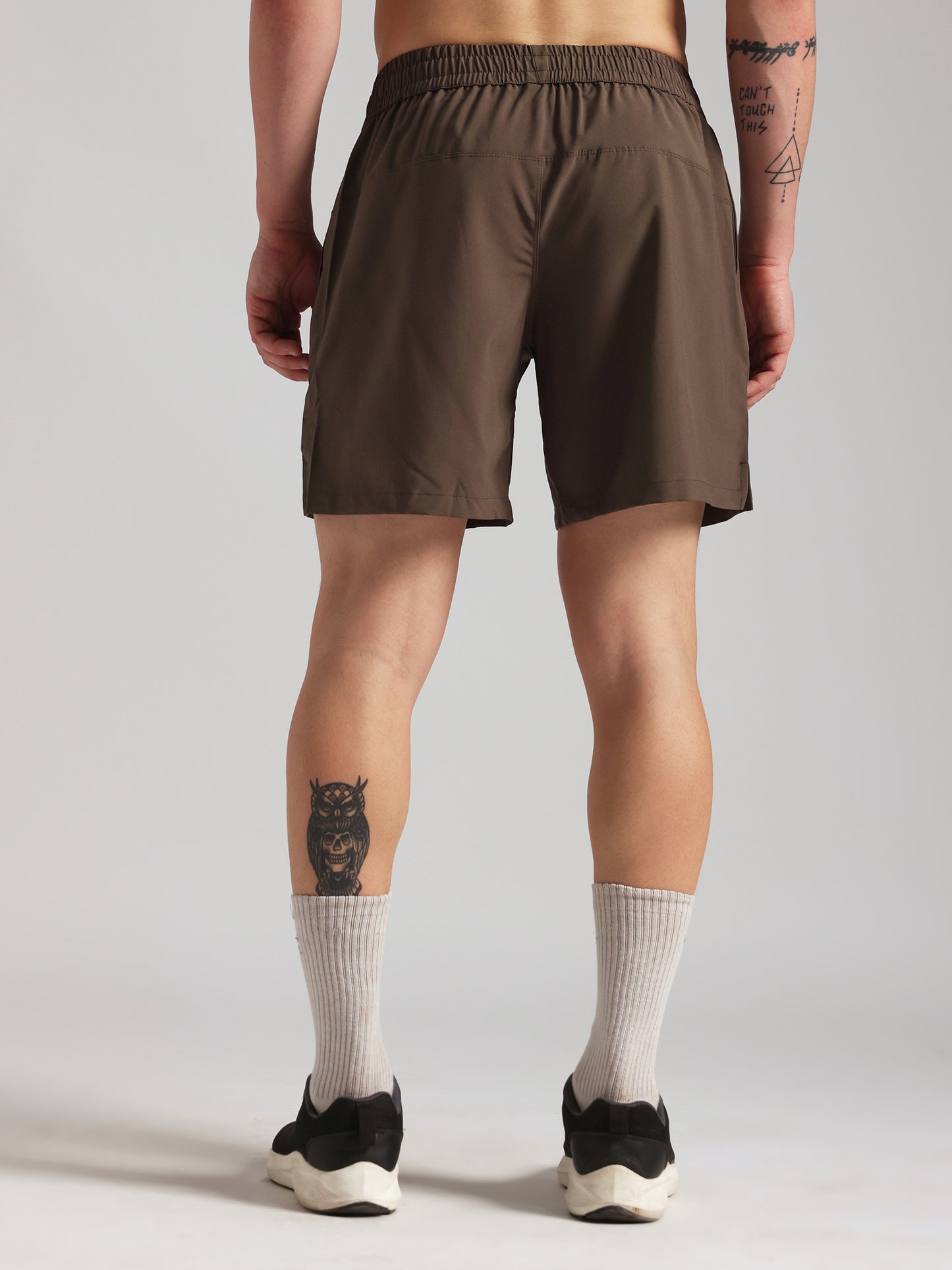 Men's Performance Workout Shorts - Brown