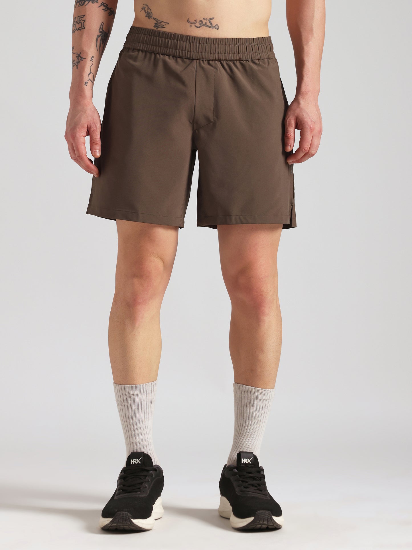 Men's Performance Workout Shorts - Brown