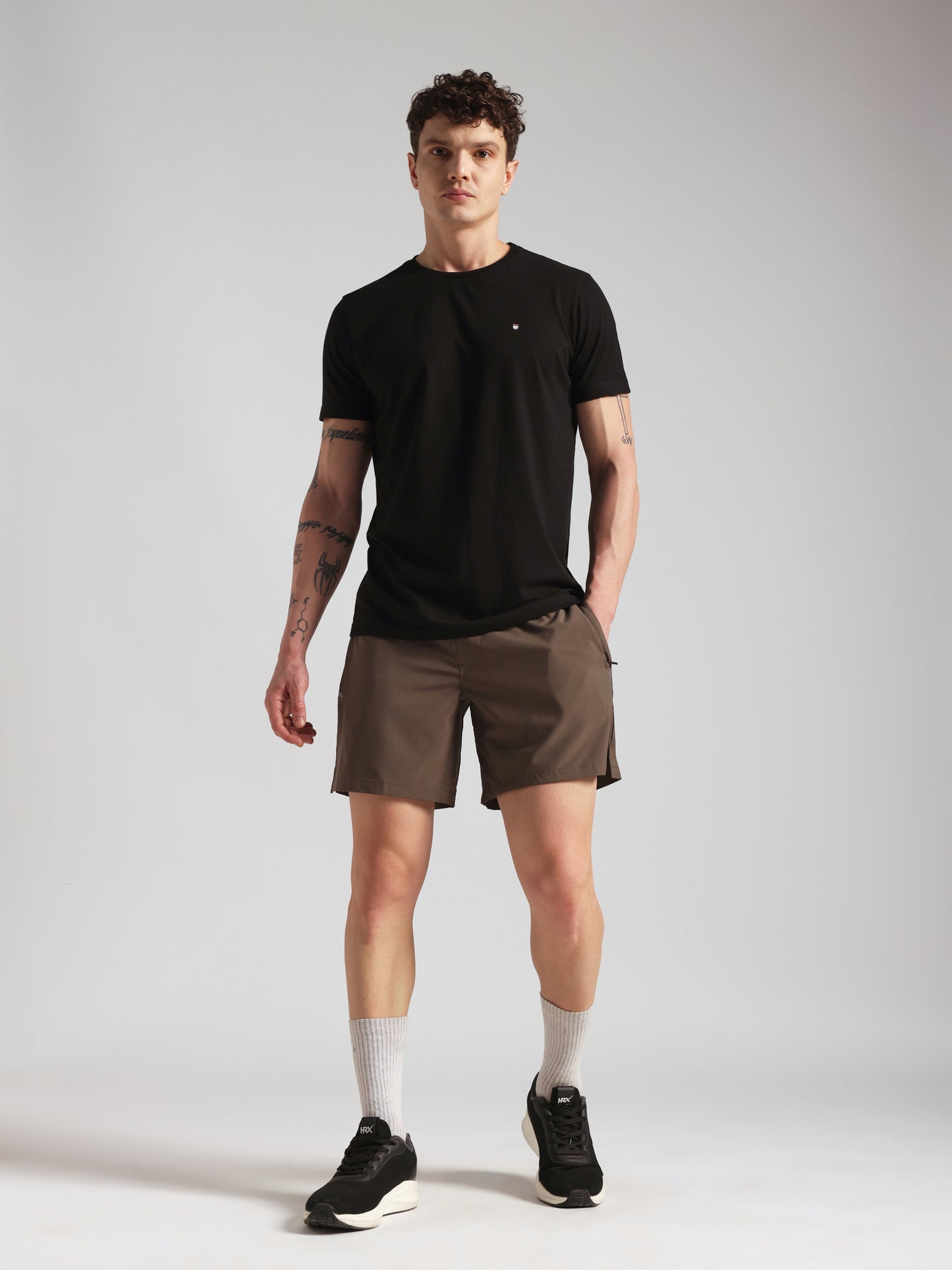 Men's Performance Workout Shorts - Brown