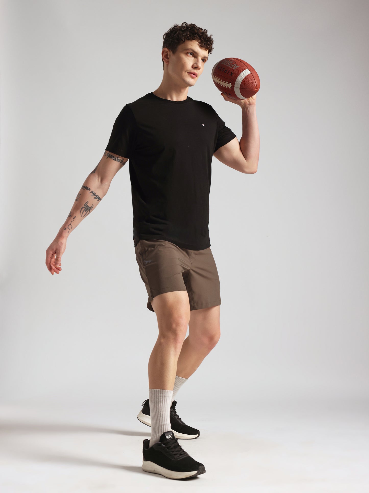 Men's Performance Workout Shorts - Brown