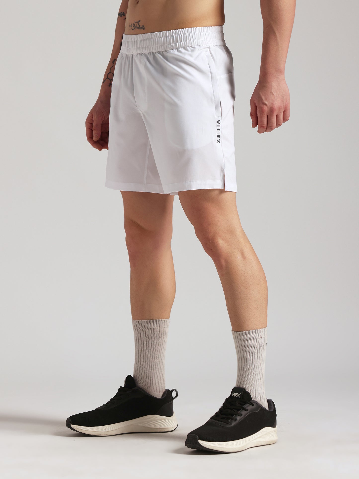 Men's Performance Workout Shorts - White