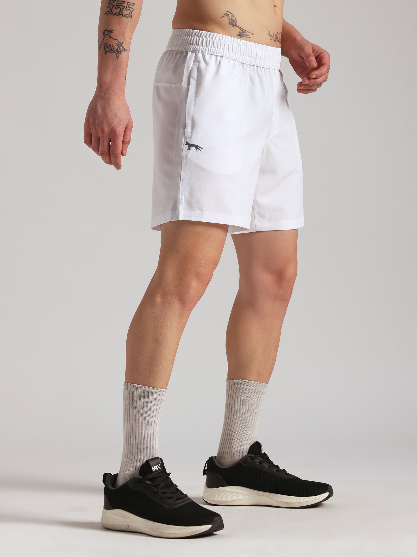 Men's Performance Workout Shorts - White