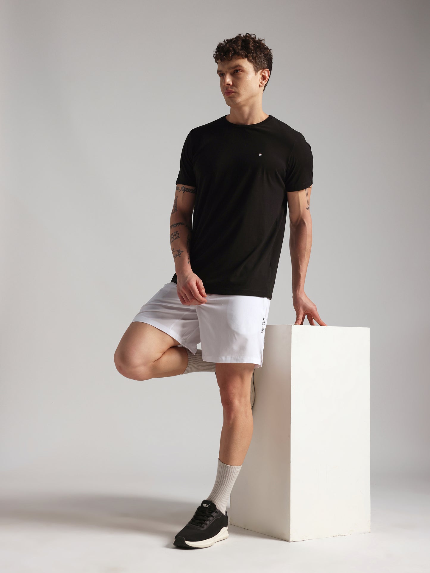 Men's Performance Workout Shorts - White