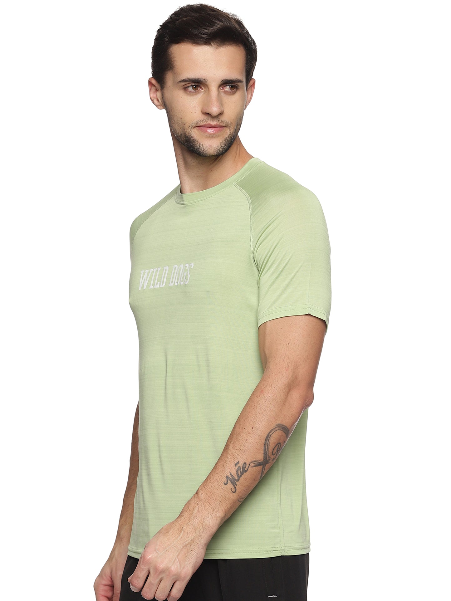 Wild Dogs Men Pista Textured Round neck T-shirt