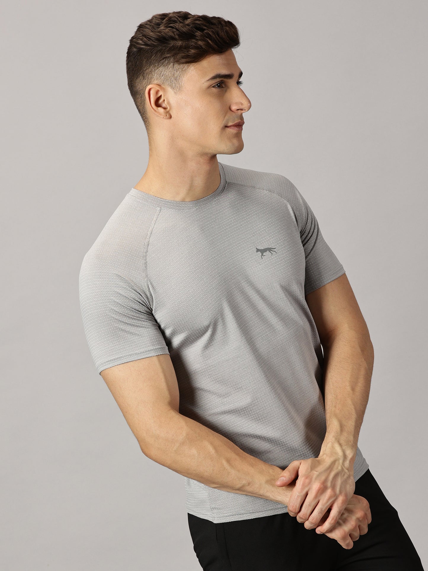 Terrier Fit Light Grey T-Shirt