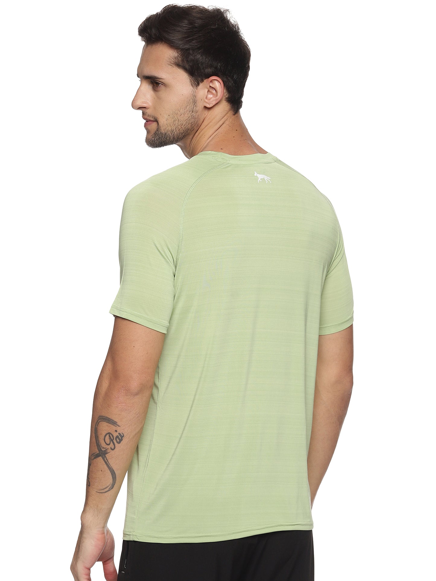 Wild Dogs Men Pista Textured Round neck T-shirt