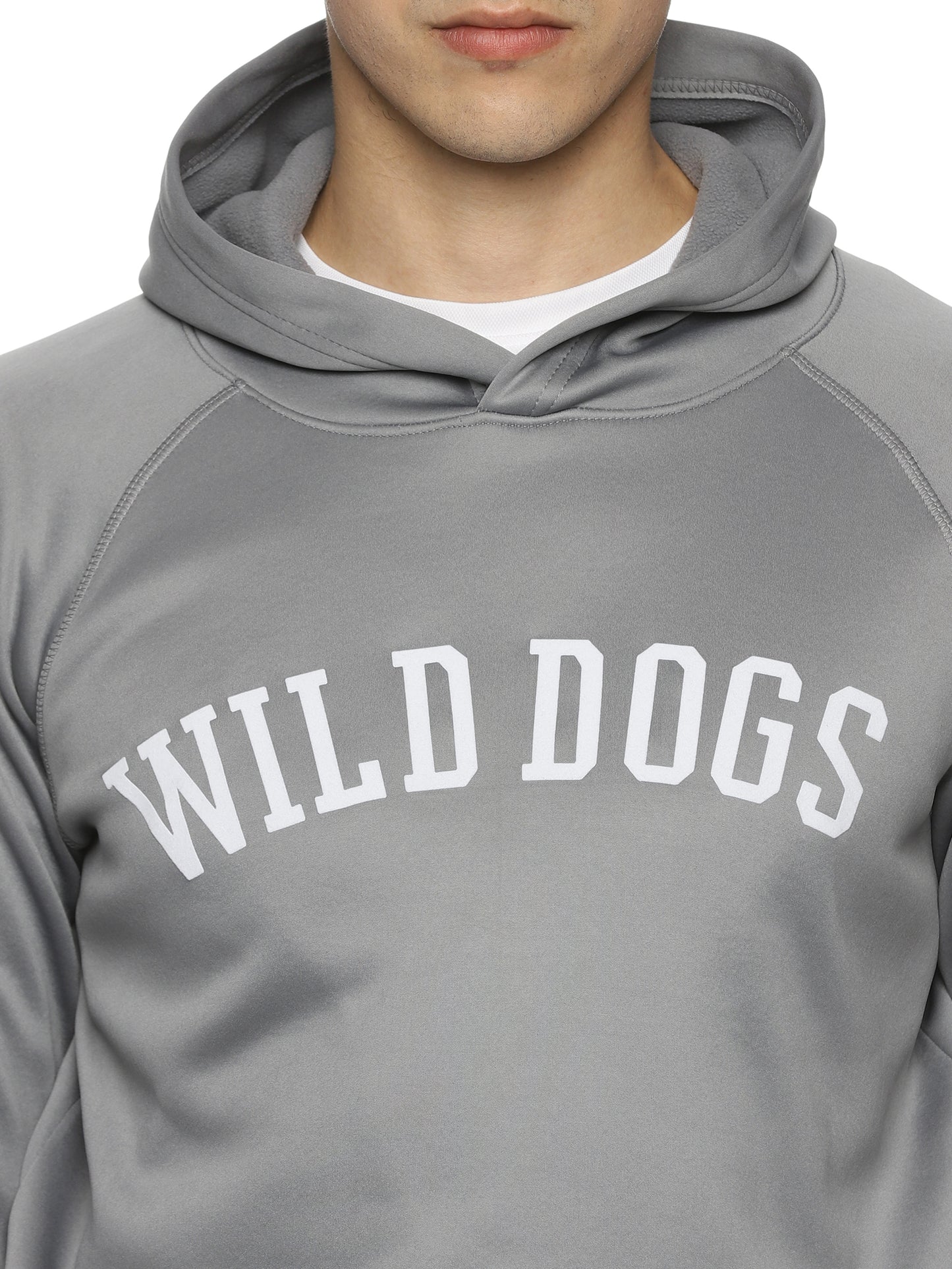 Wild Dogs Men's Grey Hoodie