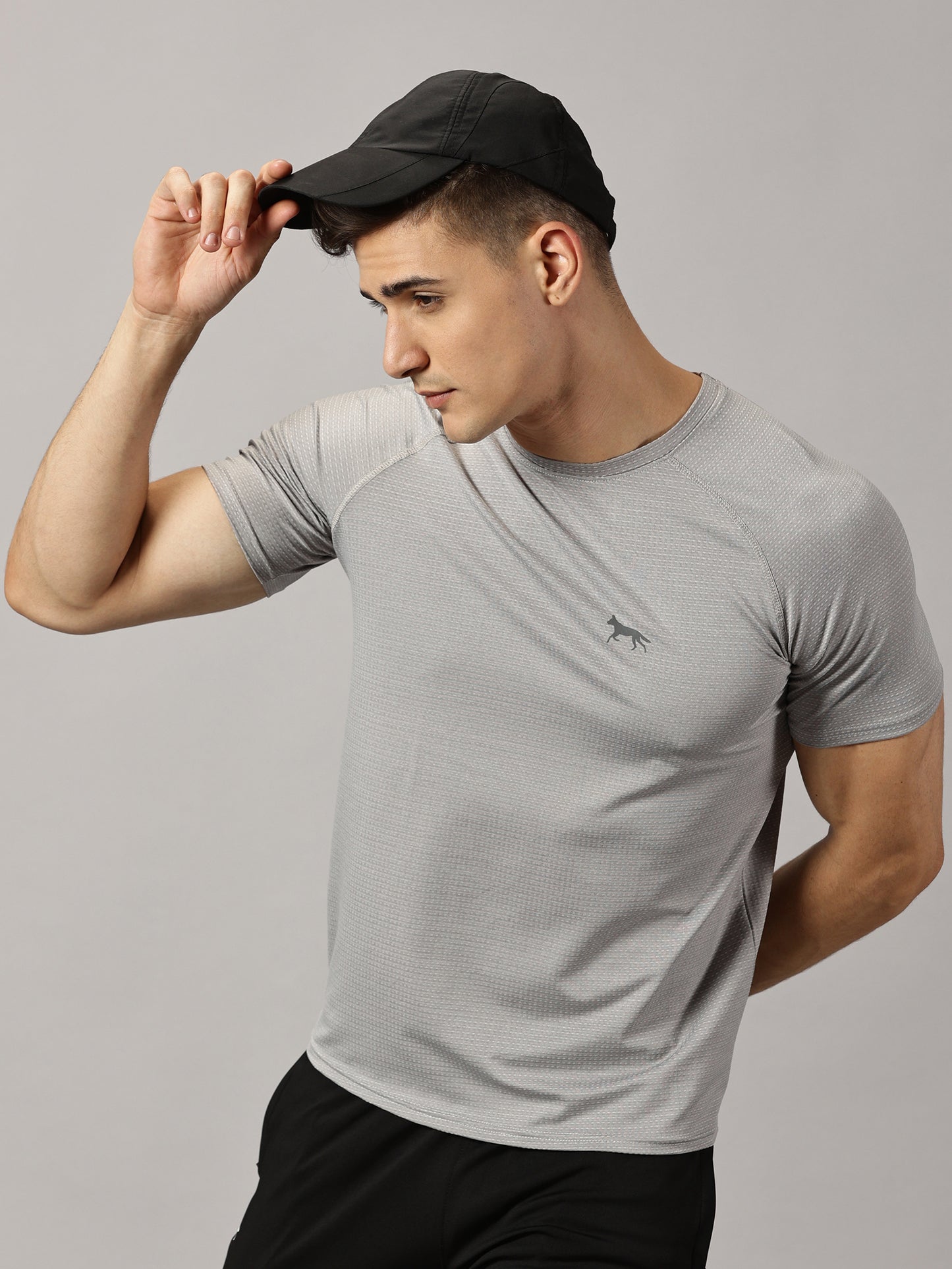 Terrier Fit Light Grey T-Shirt
