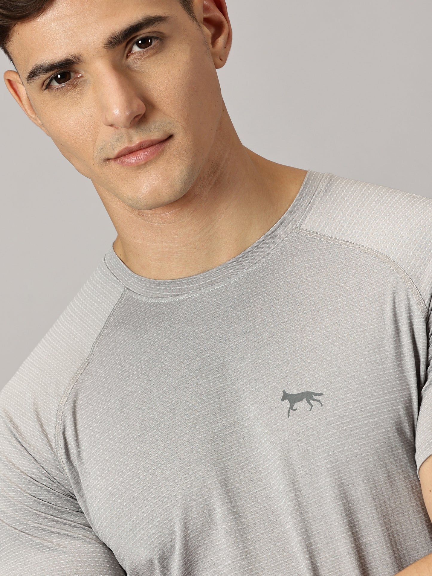 Terrier Fit Light Grey T-Shirt
